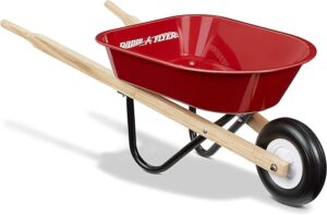 Red Toy Wheelbarrow for Children